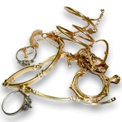 Bent or torn gold