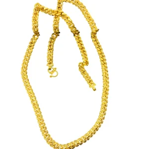 22K gold necklace 167g