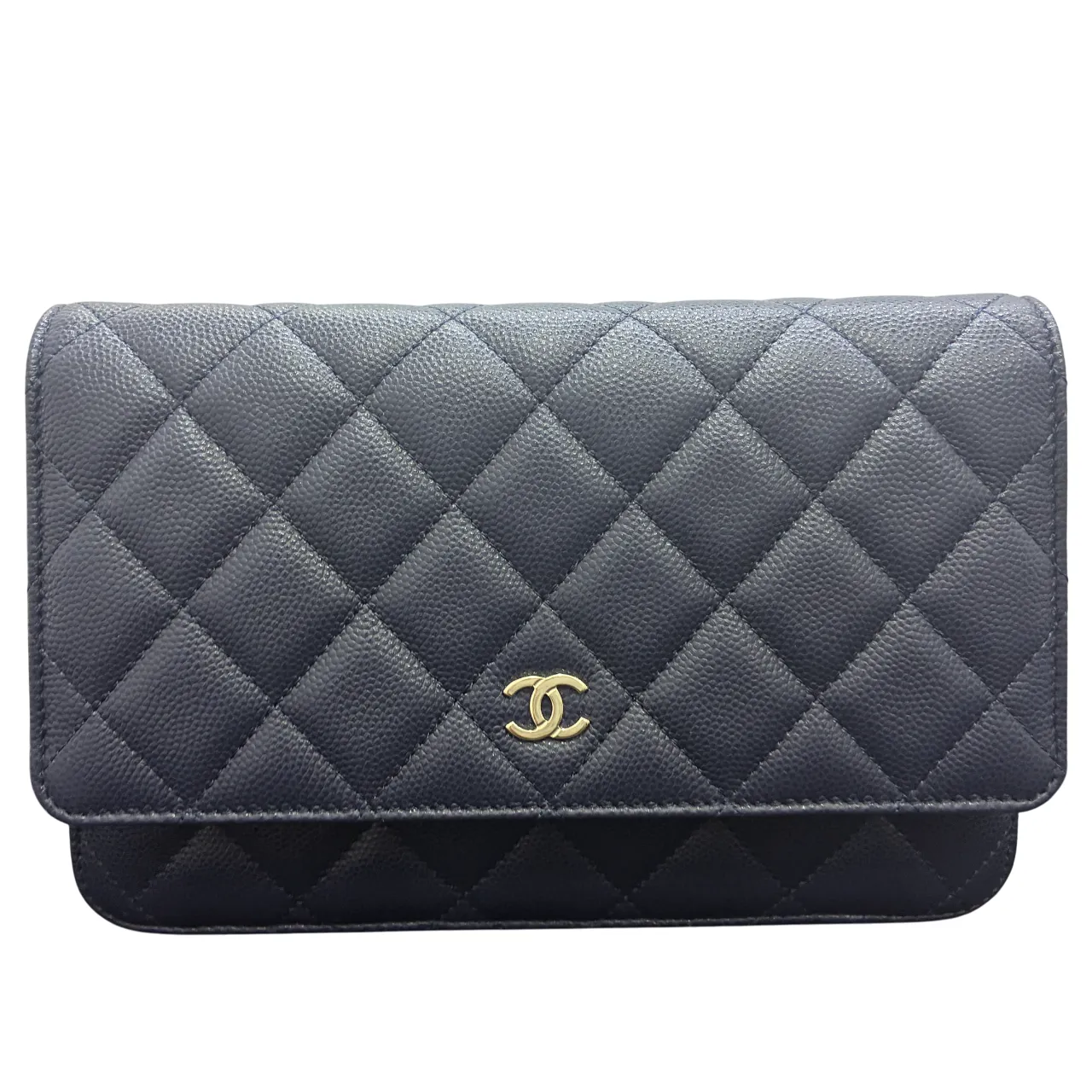Chanel Classic Wallet on Chain Grained Caviarskin