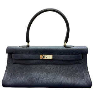 HERMES Shoulder Kelly Leather 