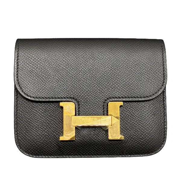 HERMES Constance Wallet Leather