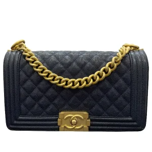 CHANEL BOY CHANEL Caviar Skin