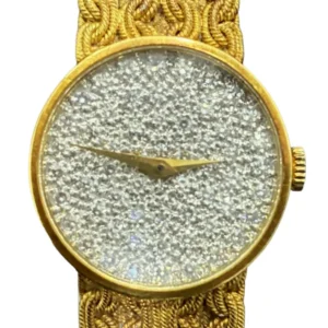 BAUME＆MERCIER 18K Yellow Gold Baume & Mercier Geneve Diamond