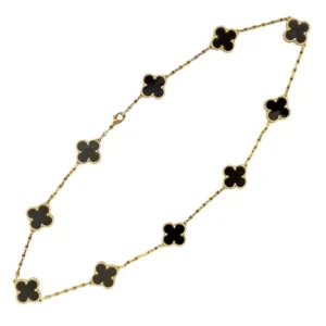 Van Cleef & Arpels Vintage Alhambra Necklace, 10 Motifs